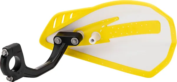 Cyclone Handguards White, Yellow-2