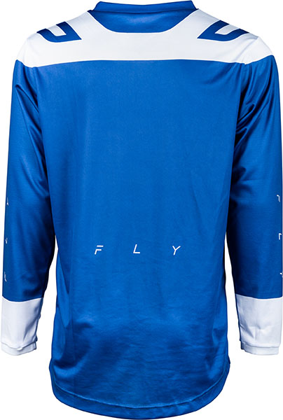 Tricou MX Fly F-16 934 True Albastru/Alb-0