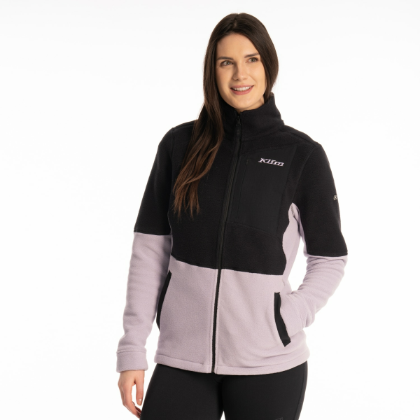 Geaca Dama Klim Darby Canyon Fleece Reflecting Pond - Milky Blue-22