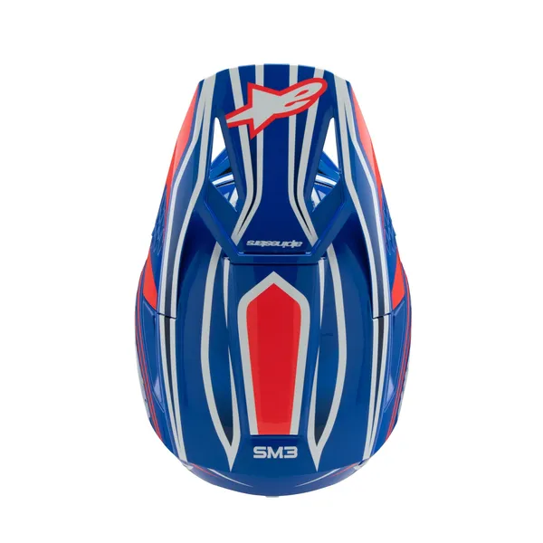Casca Copii Alpinestars Youth S-m3 Wurx Black/Blue/Red/White-3