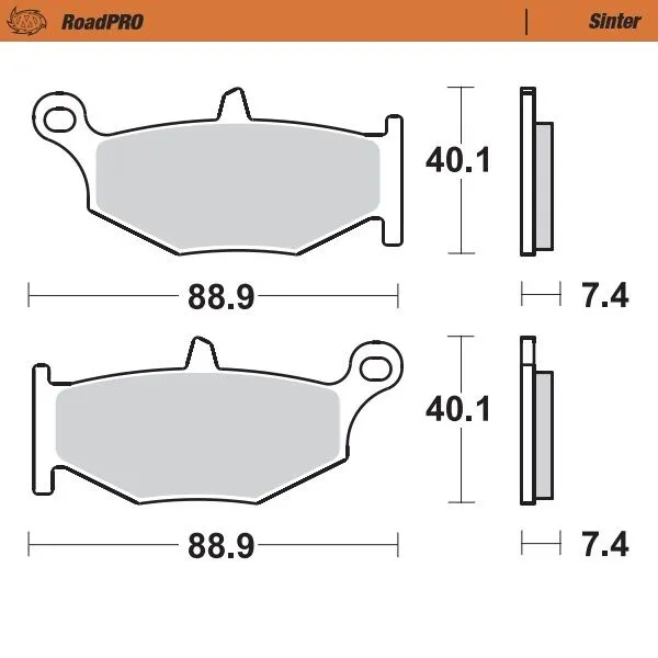 Roadpro Sinder Brake Pad Rear-0