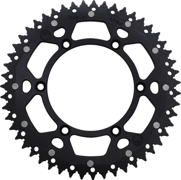 MOOSE RACING Pinion dublu negru, 3, nordicamoto.ro