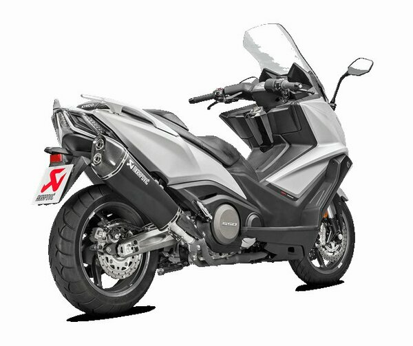 Slip-on Line Muffler Scooter Black -2