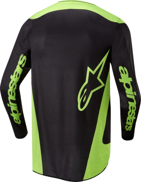 Tricou Alpinestars Fluid Lurv Black/Yellow Fluo-1