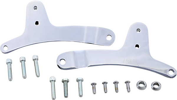 Sissy Bar Side Plates Silver, 2, nordicamoto.ro