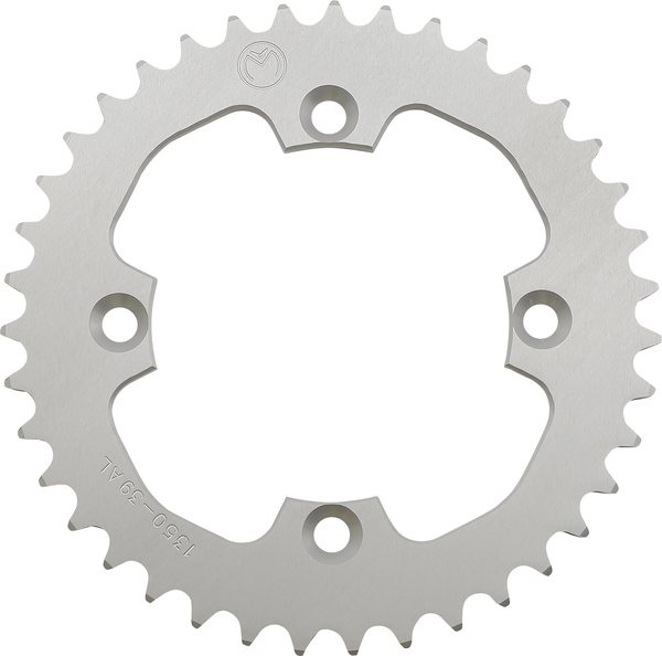MOOSE RACING Aluminum Rear Sprocket Atv Silver -2