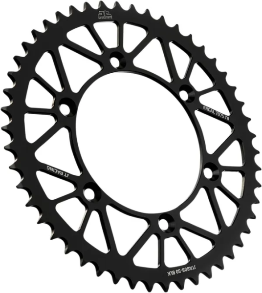 JT SPROCKETS Racelite Aluminum Rear Sprocket Black 