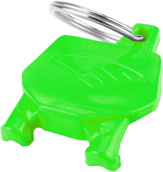Number Plate Key-ring Green-3