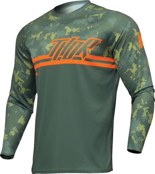 Combo Echipament Mx/Enduro Thor Sector Digi Forest Green/Camo-4