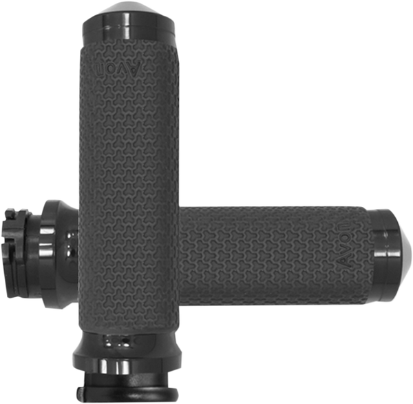 Vibration Dampening Memory Foam Grips Black, 1, nordicamoto.ro