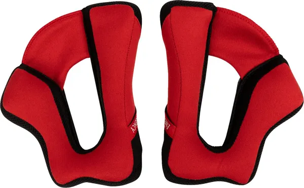 THOR Reflex Sport Helmet Cheek Pads Black, Red -1