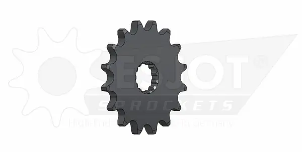 Pinion standard față 525, culoare naturală, 1, nordicamoto.ro