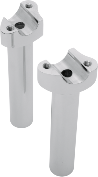 Forged Aluminum Handlebar Riser Silver, 1, nordicamoto.ro