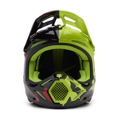 Casca Fox V3 Throttle Galben Fluo XXL, 4, nordicamoto.ro