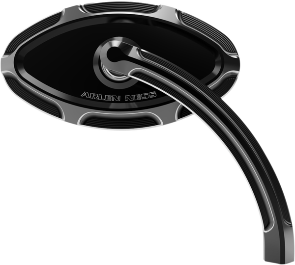 Cats Eye Forged Billet Mirror Anodized Black, 1, nordicamoto.ro