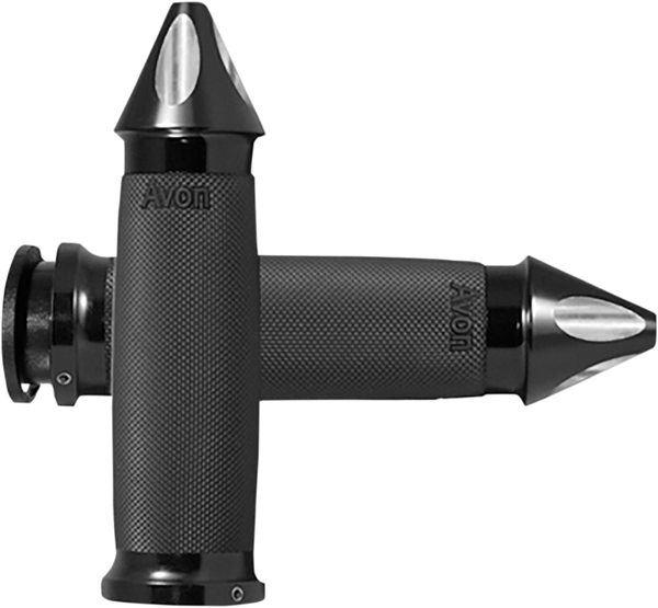 Custom Contour Grips Black, 1, nordicamoto.ro