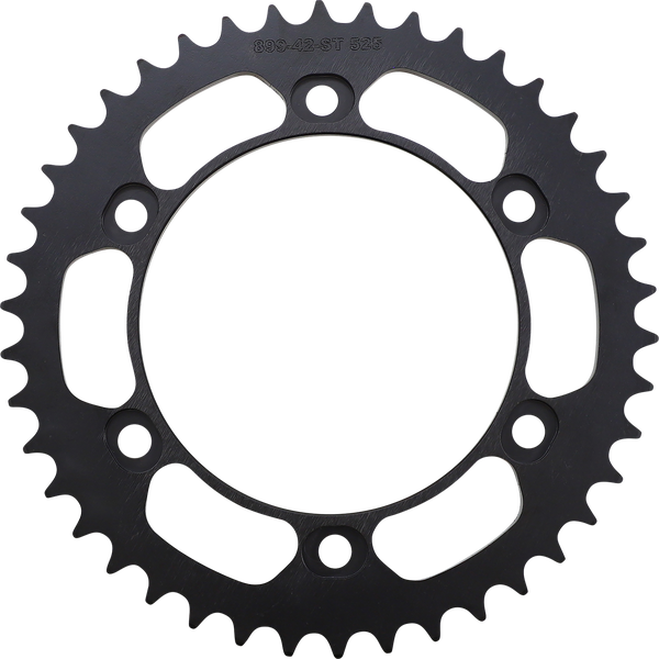 MOOSE RACING Steel Rear Sprocket Black, Zinc Plated -1