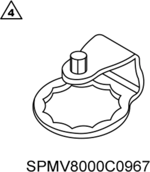 WRENCH FOR CARBU LEVEL PROBE