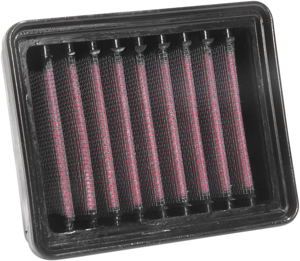 High-flow Air Filter Black, Red, 3, nordicamoto.ro
