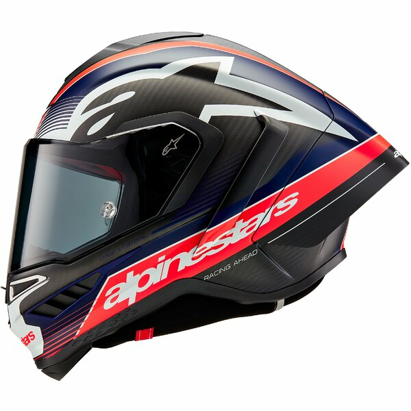 Casca integrala sport ALPINESTARS SUPERTECH R10 CARBON TEAM Negru/Albastru/Rosu-3