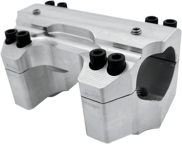 Handlebar Clamp Set Silver, 1, nordicamoto.ro