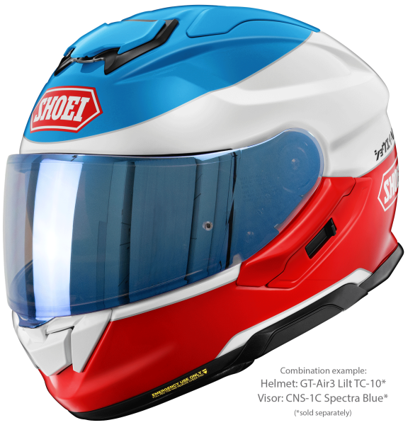 Casca integrala SHOEI GT-AIR3 LILT TC-10 Albastru/Rosu/Alb XXL-2