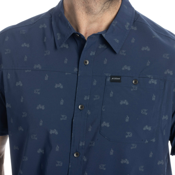 Cămașă Klim Rambler Stretch Dress Blues, 3, nordicamoto.ro