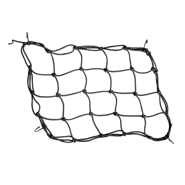 Plasă de bagaje moto Biketec 4 mm, 25 x 25 cm, cu 4 cârlige, 2, nordicamoto.ro