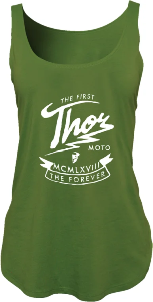 Women's Thunder Tank Top Green  S, 1, nordicamoto.ro