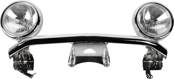 Lightbar With Spotlight Chrome, 4, nordicamoto.ro