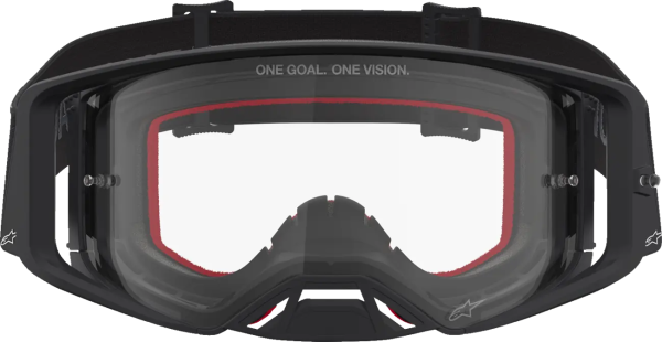 Ochelari Alpinestars Supertech Vesta Negru Mat/Argintiu/Lentila Clara, 4, nordicamoto.ro