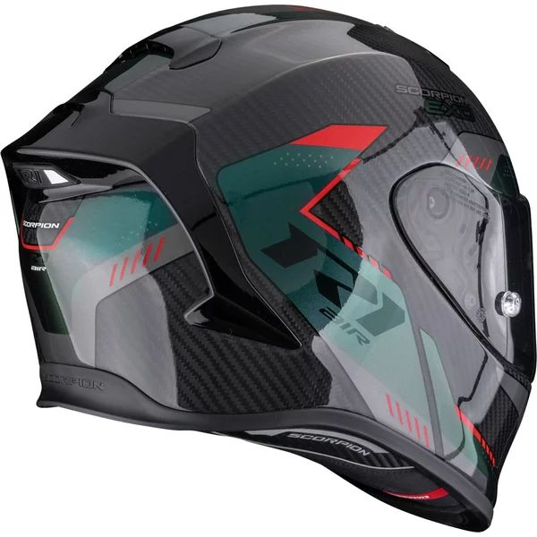 Casca integrala sport SCORPION EXO-R1 EVO CARBON AIR PROPEL S Negru/Rosu, 2, nordicamoto.ro