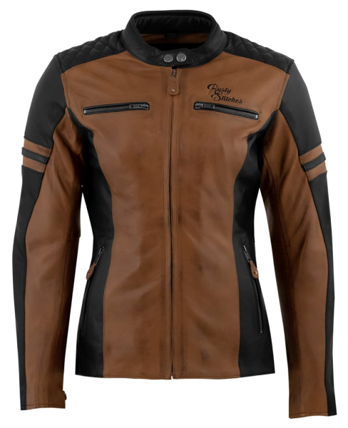 Geaca Piele Dama Rusty Stitches Joyce Brown/Black-56882eab4ffef26e0a510e167ee39fdb.webp