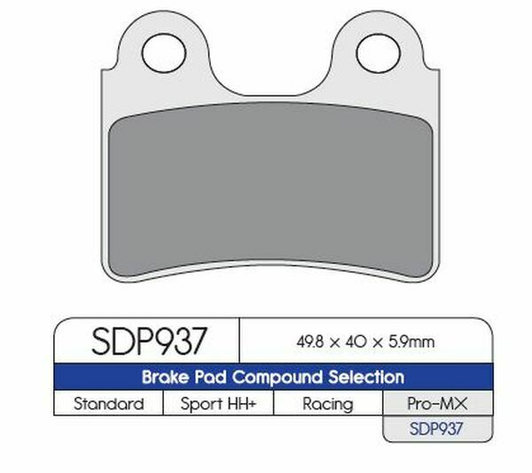 Sdp Pro Mx High-performance Brake Pads