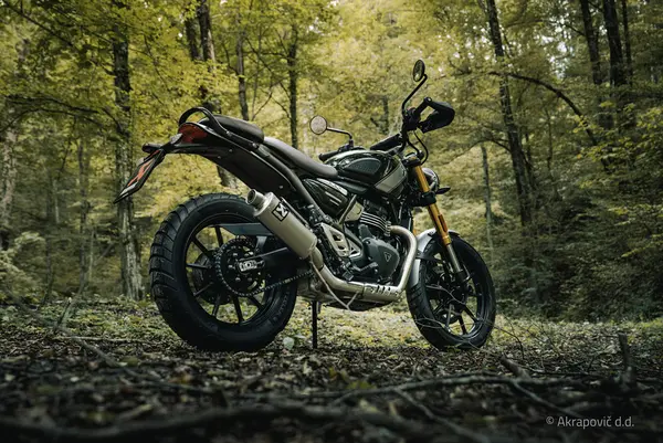 Evacuare Finală Akrapovič Slip-On Titanium Sandblast S-T4SO1-HDT-0