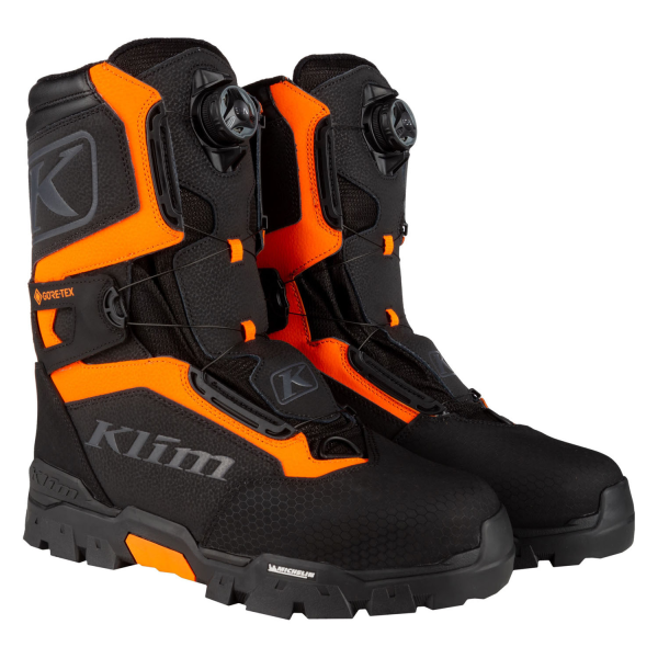 Bocanci Snowmobil Klim Klutch GTX BOA Boot Black-0