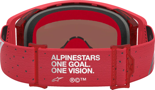 Ochelari Alpinestars Supertech Vesta Argintiu/Rosu/Lentila Colorata, 2, nordicamoto.ro