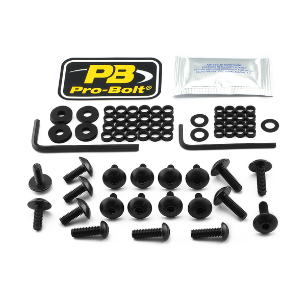 Fairing Bolt Kit For Triumph Black, 1, nordicamoto.ro