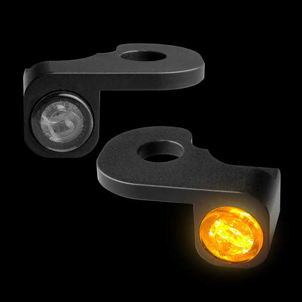 Nano Series Handlebar Turn Signals Black, 2, nordicamoto.ro