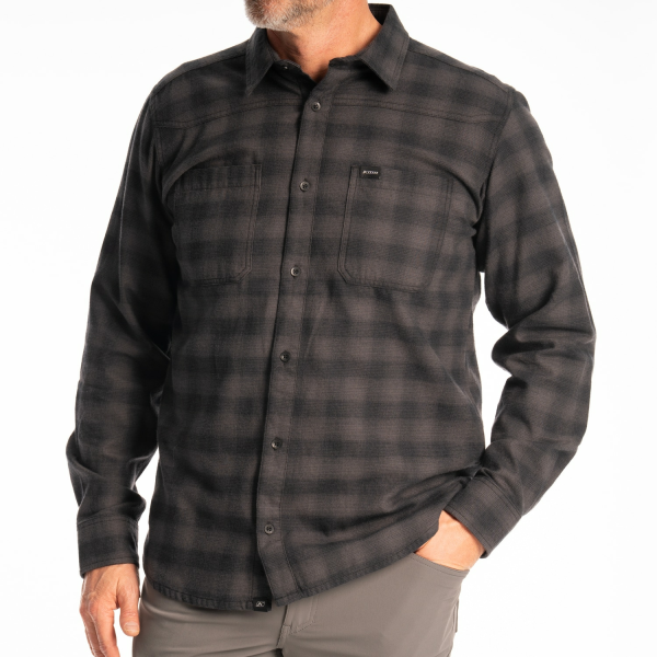 Camasa Klim Table Rock Midweight Flannel Black-4