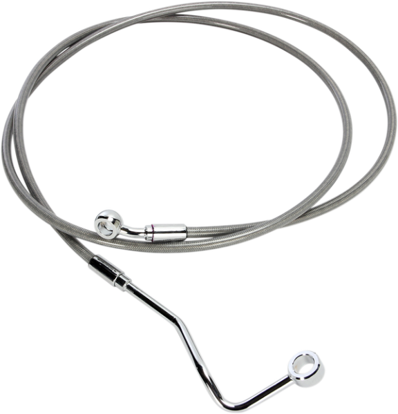 Xr Stainless Upper Brake Line Silver, Polished, 2, nordicamoto.ro