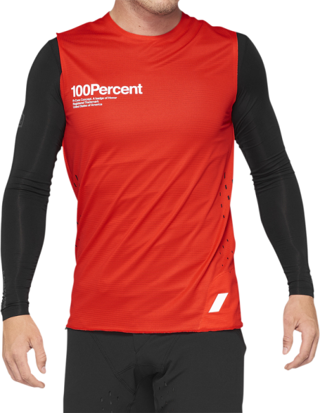 Tricou MTB 100% R-Core Red-0