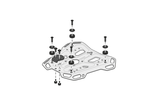 Suport Top case SW-Motech Adventure, negru GPT0614819000B-0