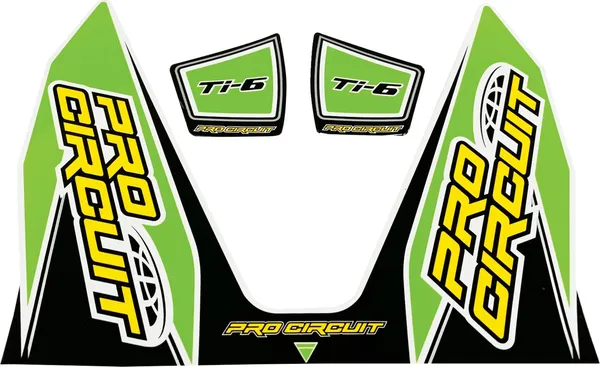 Ti-6 Exhaust Decals Green-0