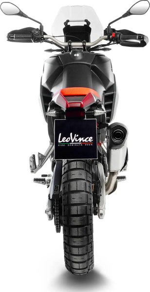 Tobă de eșapament LeoVince LV-14 Slip-On pentru Aprilia Tuareg 660, 2, nordicamoto.ro