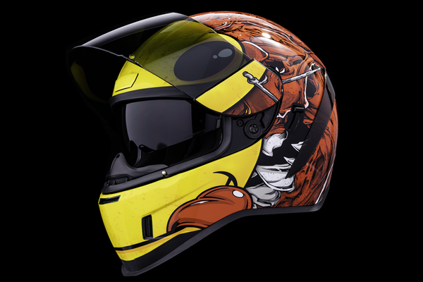 Airform Brozak Mips Helmet Yellow, Red -5