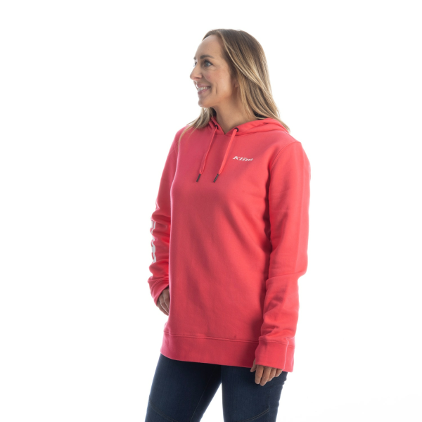 Hanorac Dana Klim Mariposa Long Pullover Cyaneus - White-17