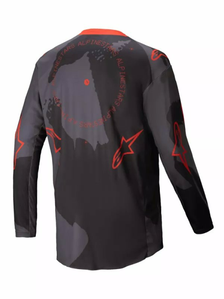 Tricou Alpinestars Racer Hollow Camo/Gray/Orange-0