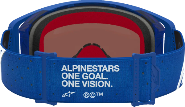 Ochelari Alpinestars Supertech Vesta Blithe Albastru/Alb/Lentila Colorata, 2, nordicamoto.ro