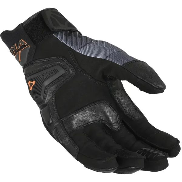 Manusi de piele vara MACNA RIME 2.0 XXL Negru/Portocaliu, 93, nordicamoto.ro